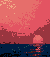 夕方の海