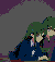 二人の机